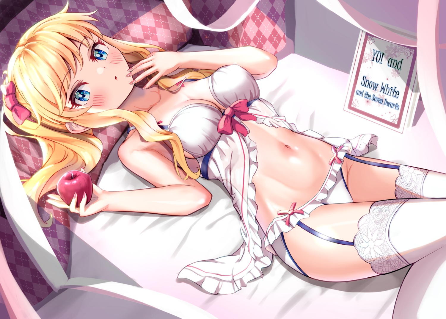 cleavage lingerie pantsu stockings thighhighs tudon_(donut)