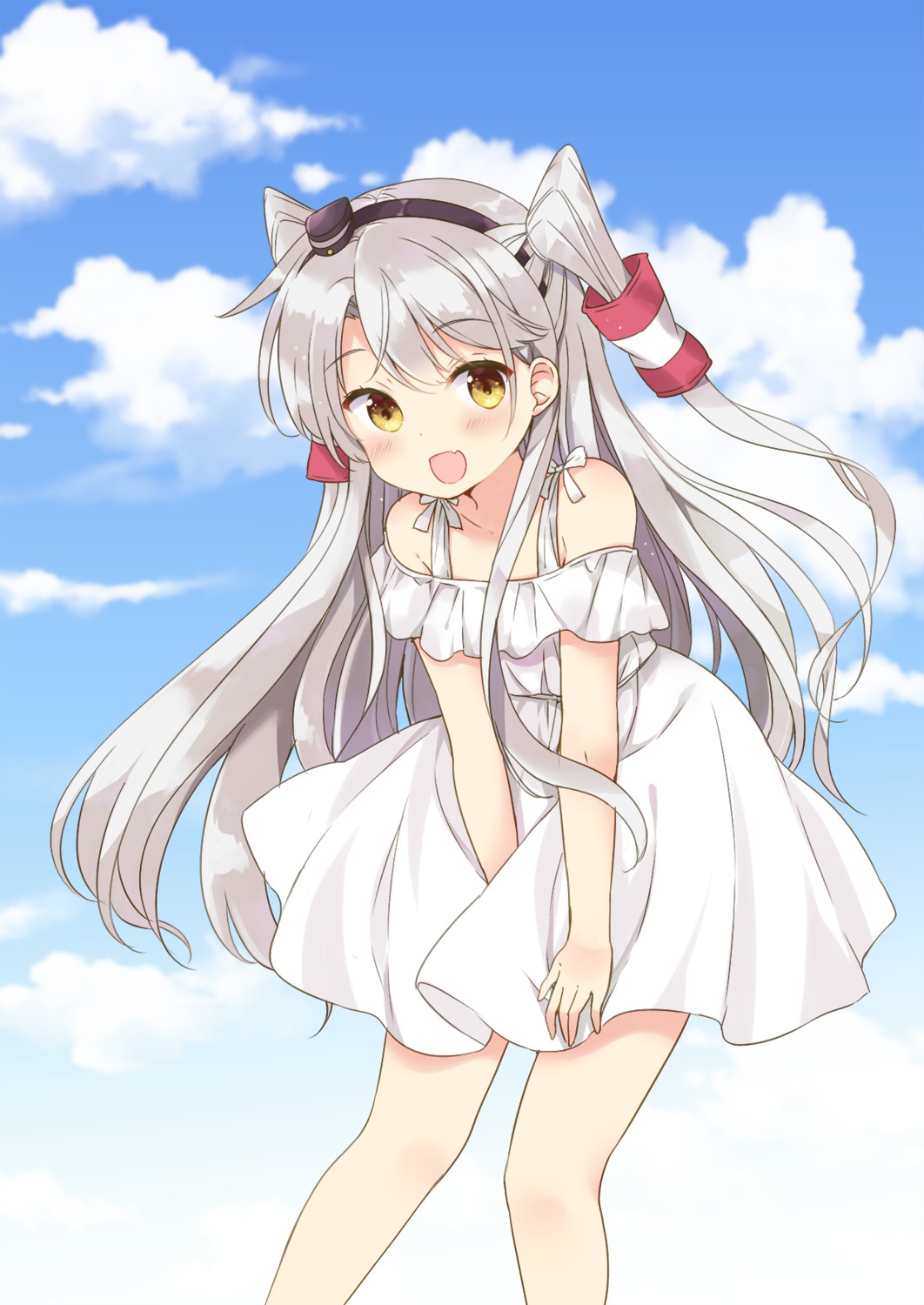 amatsukaze_(kancolle) dress kantai_collection summer_dress yoshikita_popuri