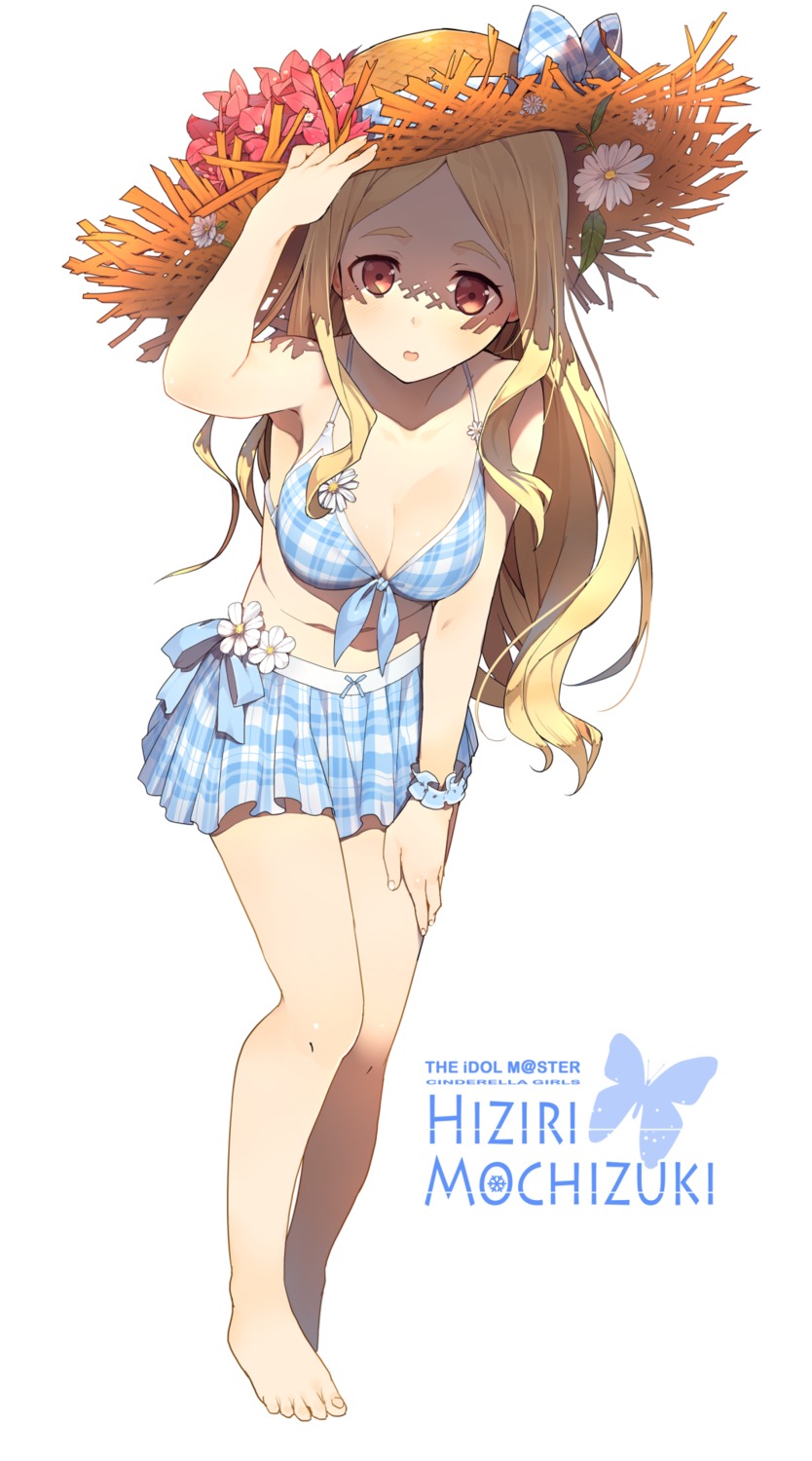 bikini cleavage feet mochizuki_hijiri swimsuits teiryoku_lolita the_idolm@ster the_idolm@ster_cinderella_girls