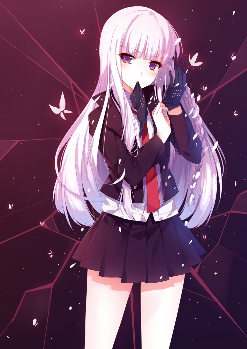 caidychen dangan-ronpa kirigiri_kyouko seifuku