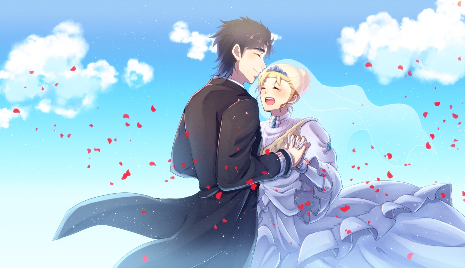 dress erina_pendleton johnny_joestar jojo's_bizarre_adventure tagme wedding_dress