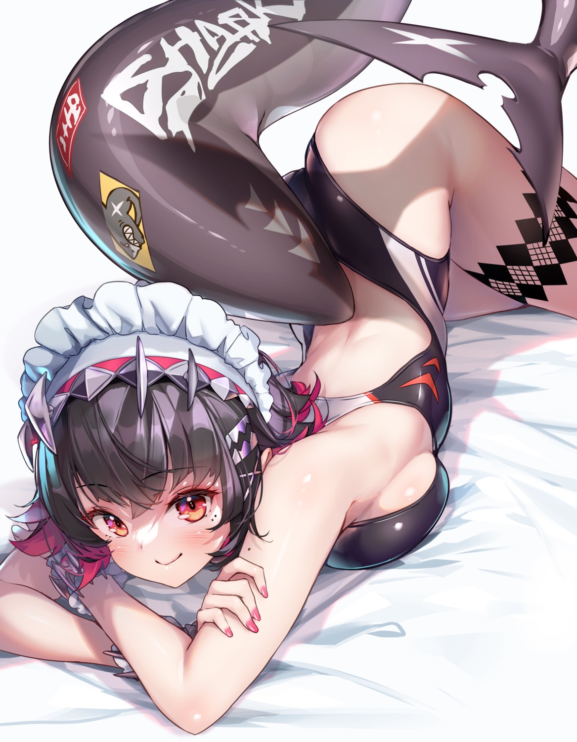 ellen_joe garter hong_(white_spider) maid swimsuits tail zenless_zone_zero