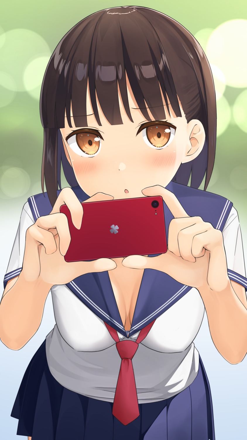 apollo_(hu_maple) bra cleavage seifuku