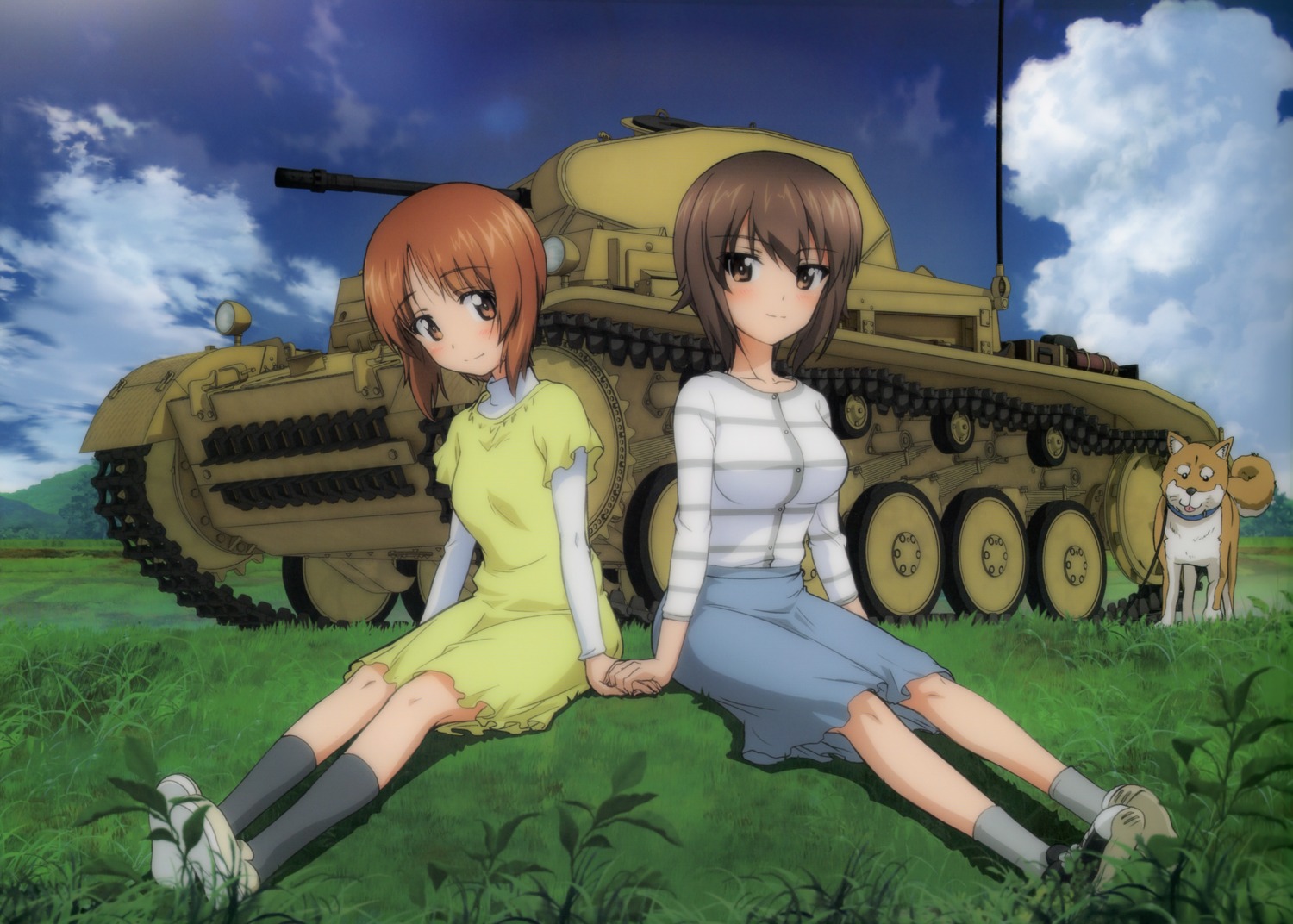 girls_und_panzer nishizumi_maho nishizumi_miho