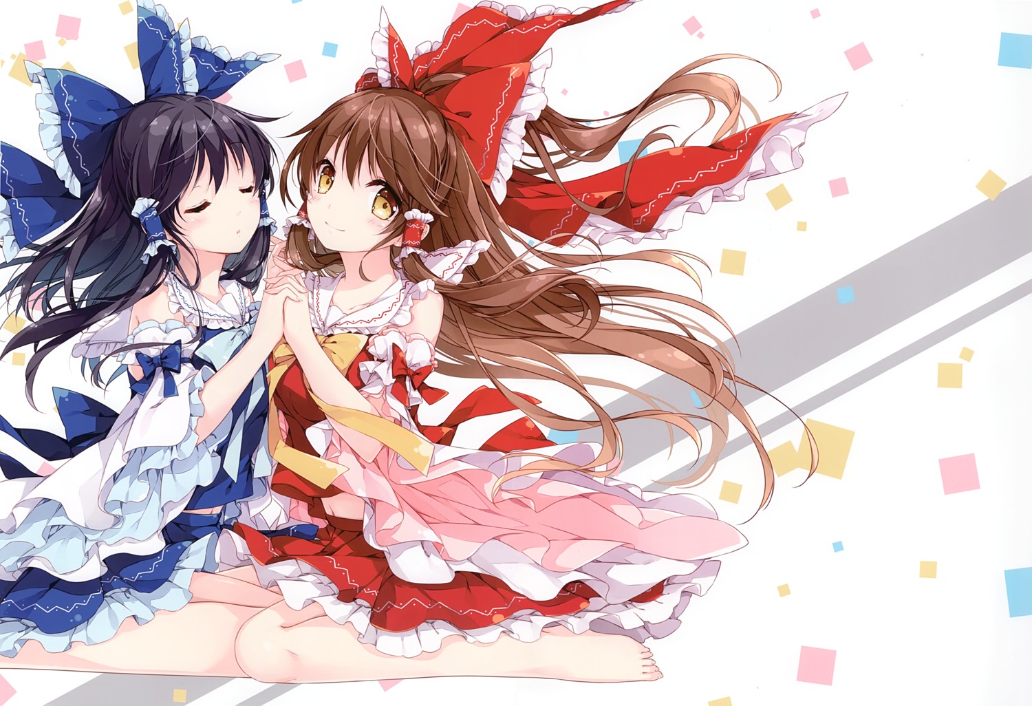 hakurei_reimu haru_mochi miko mochizuki_shiina touhou