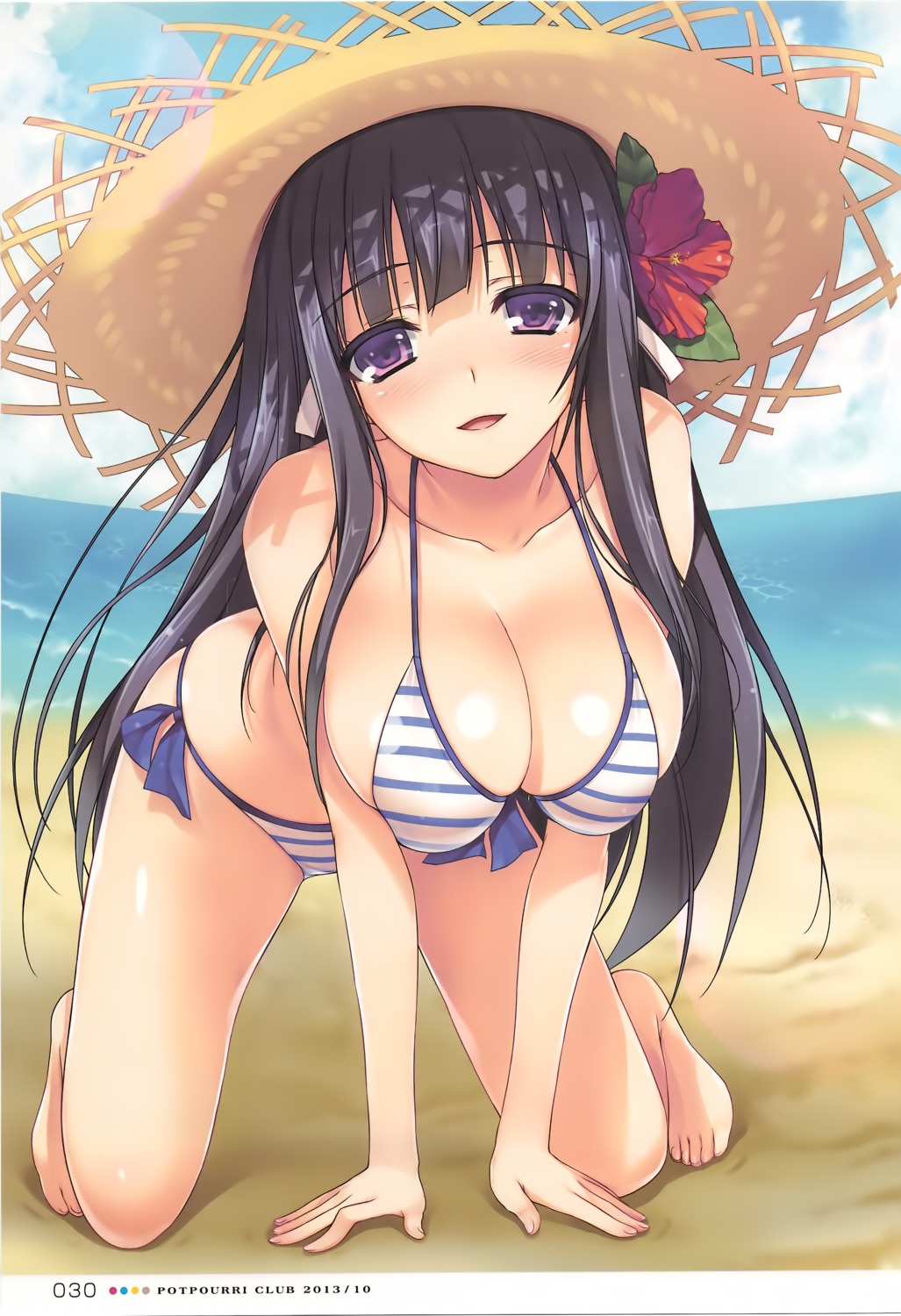 bikini cleavage swimsuits tomose_shunsaku