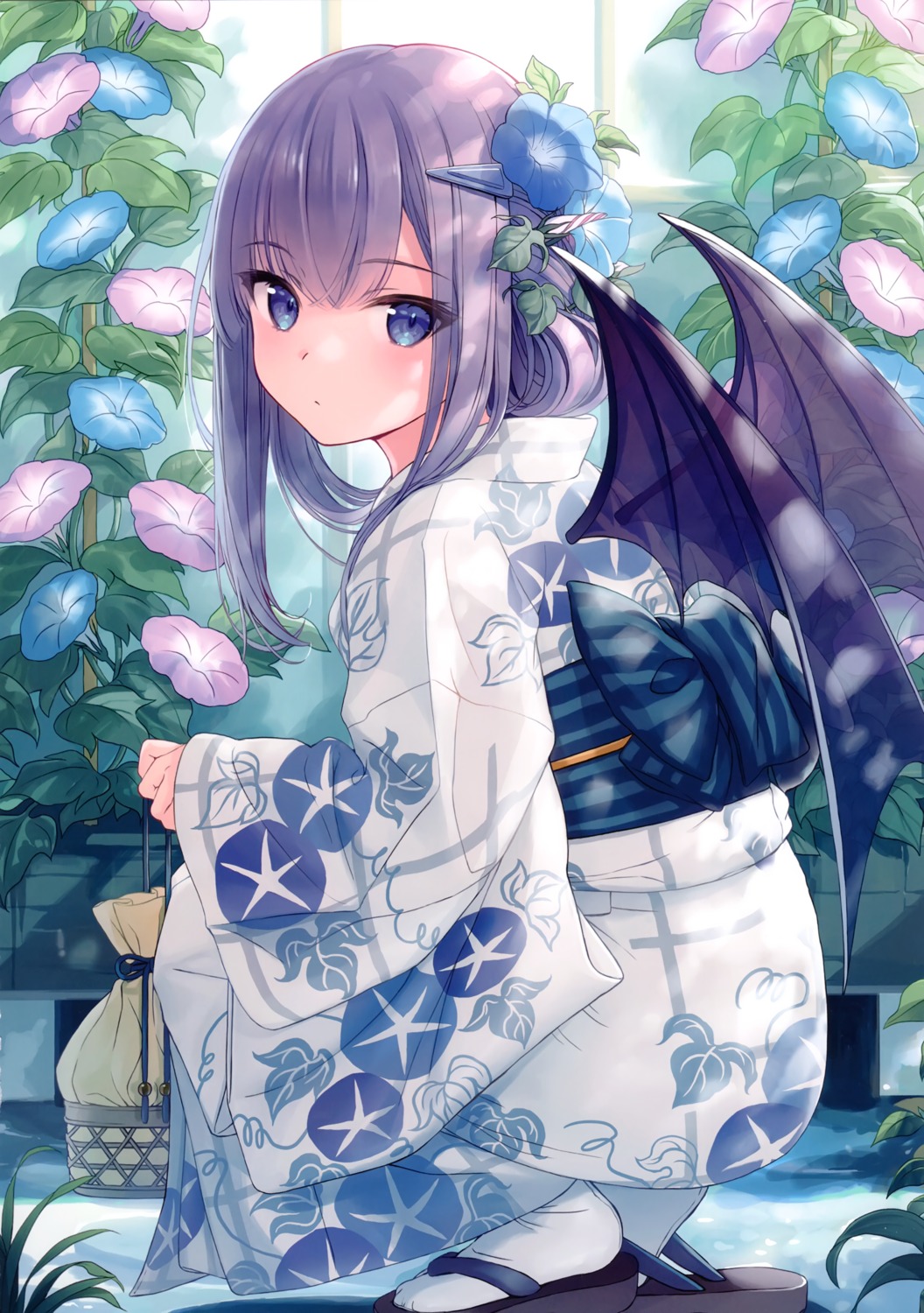 crown wings yashiro_seika yukata