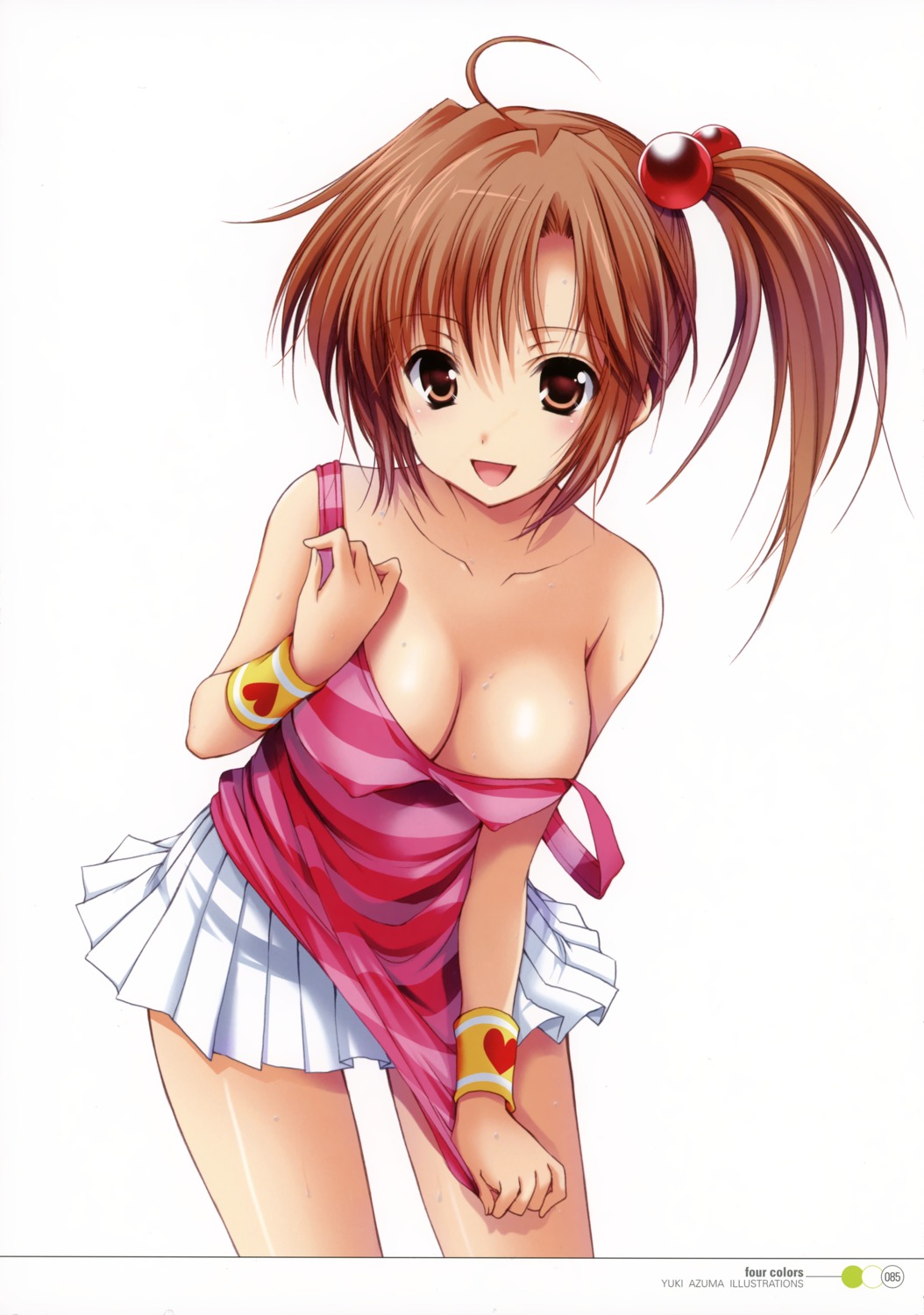 azuma_yuki cleavage erect_nipples no_bra