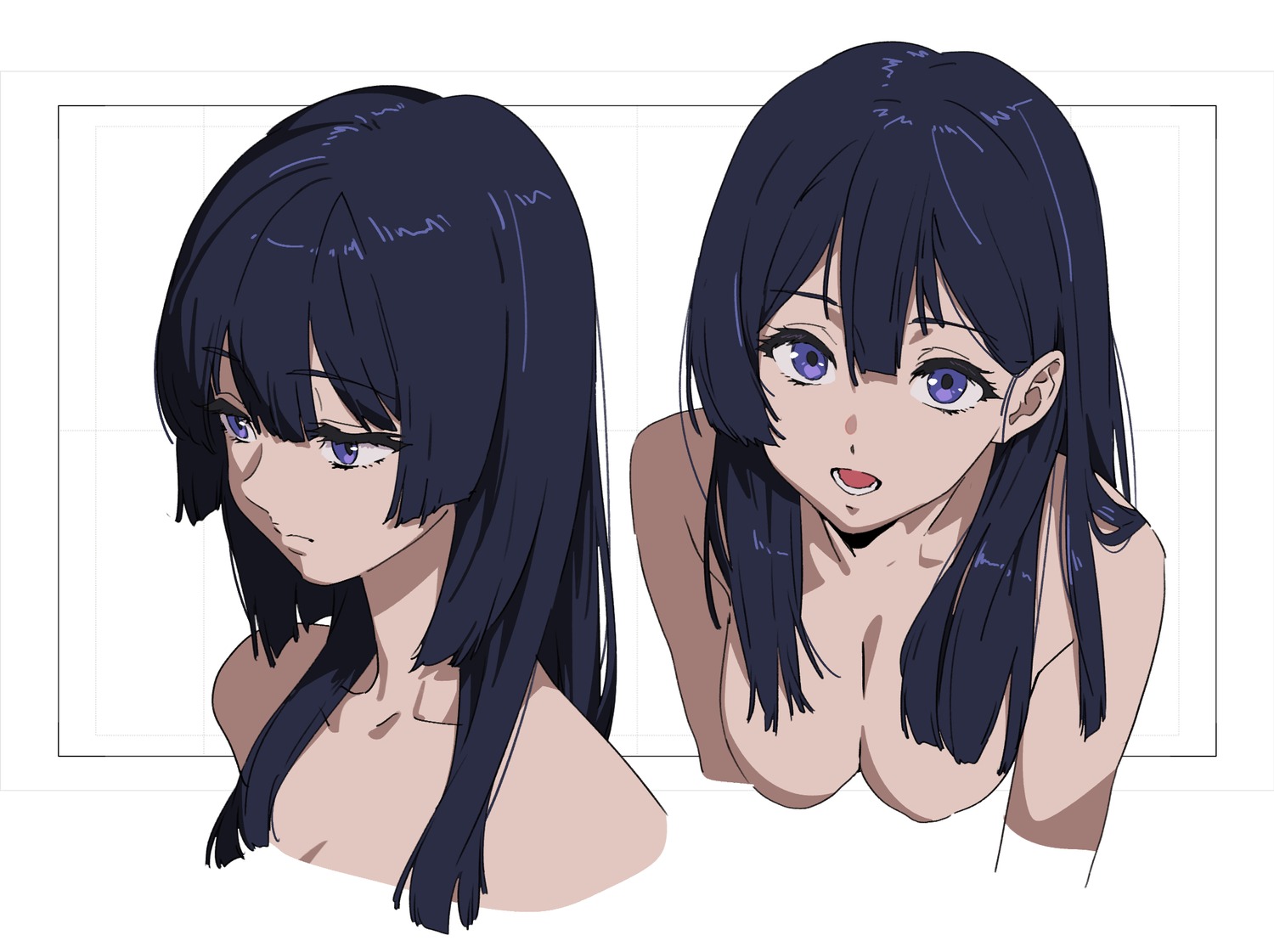 hibike!_euphonium kamo_kamen kousaka_reina sketch topless