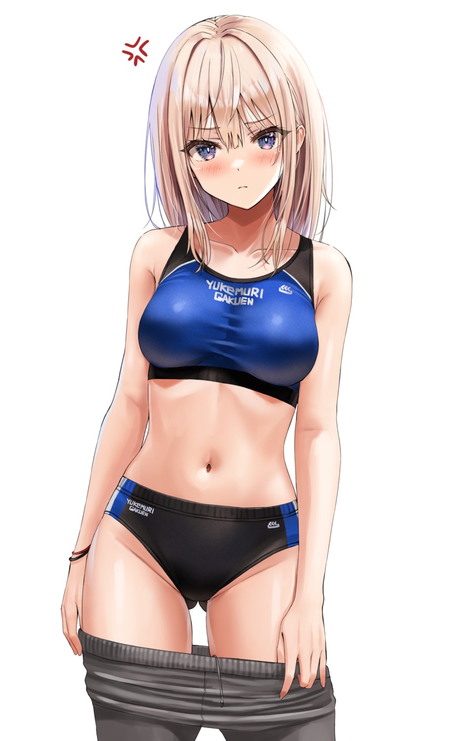 bra buruma gym_uniform undressing yukemuriganmo