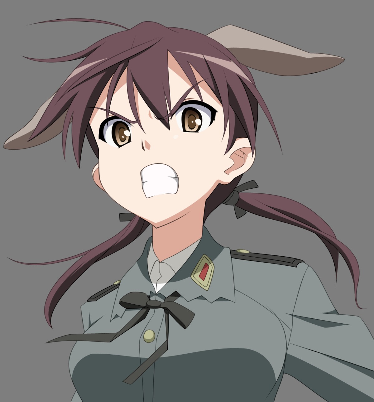 gertrud_barkhorn strike_witches transparent_png vector_trace