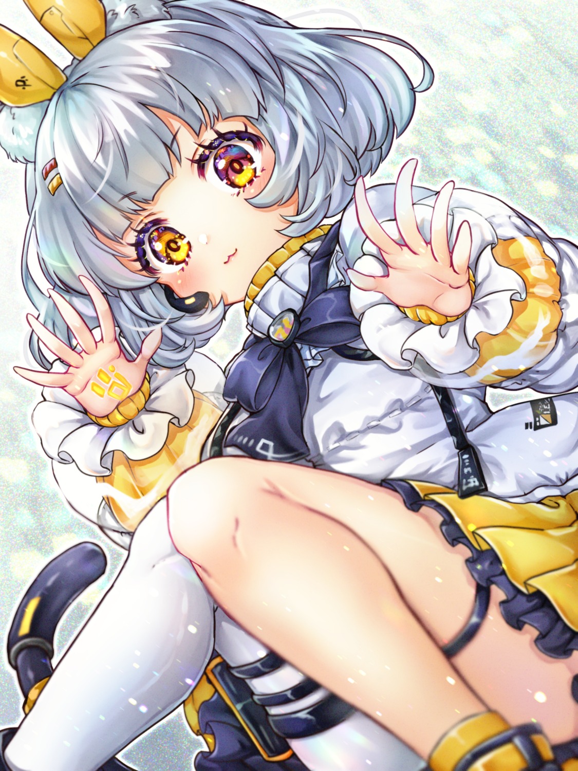 animal_ears garter skirt_lift tail tamaso