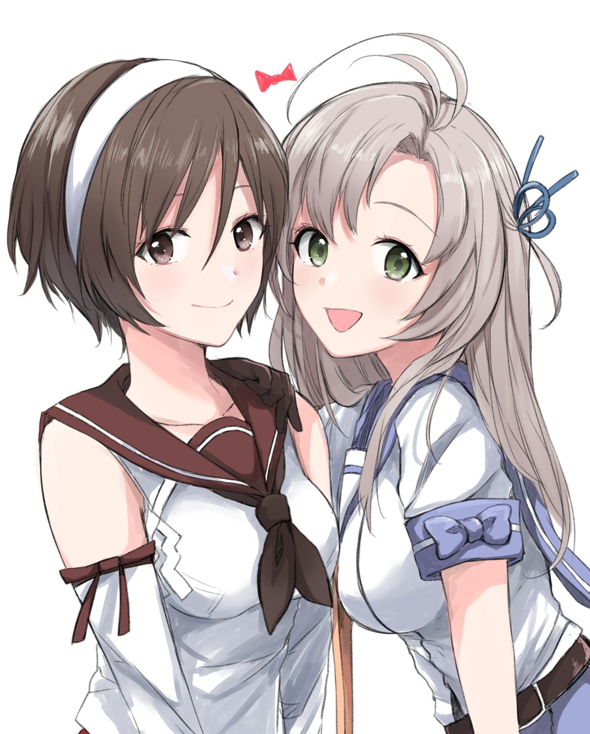 kantai_collection kinugasa_(kancolle) morinaga_miki natori_(kancolle) seifuku