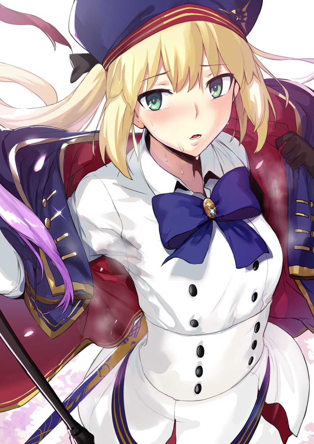 artoria_pendragon_(caster) fate/grand_order hews sword uniform