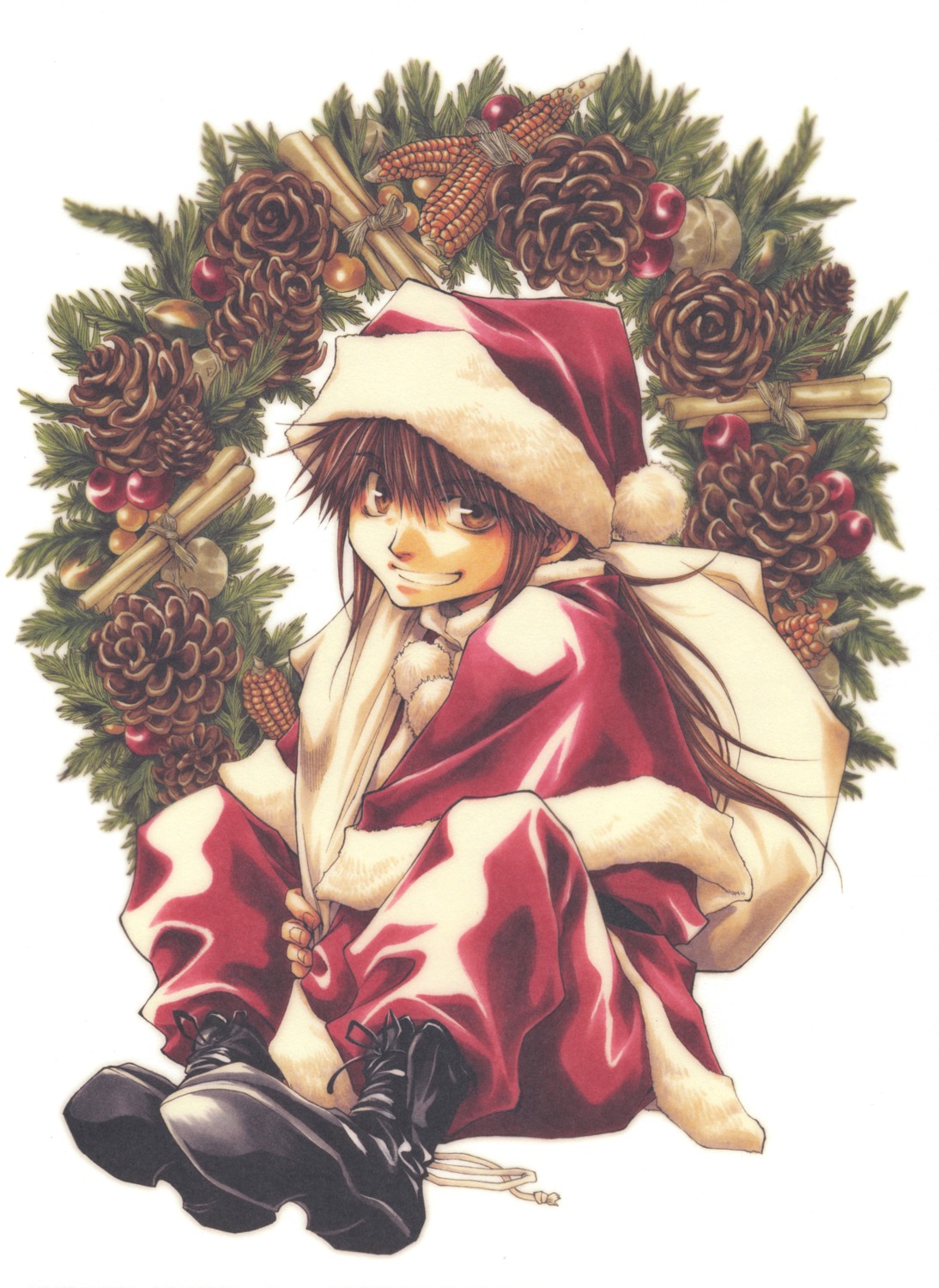 christmas male minekura_kazuya saiyuki son_goku