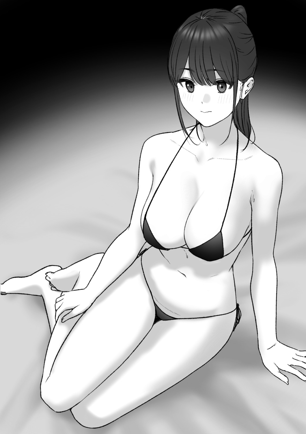 bikini monochrome swimsuits tantanmen72