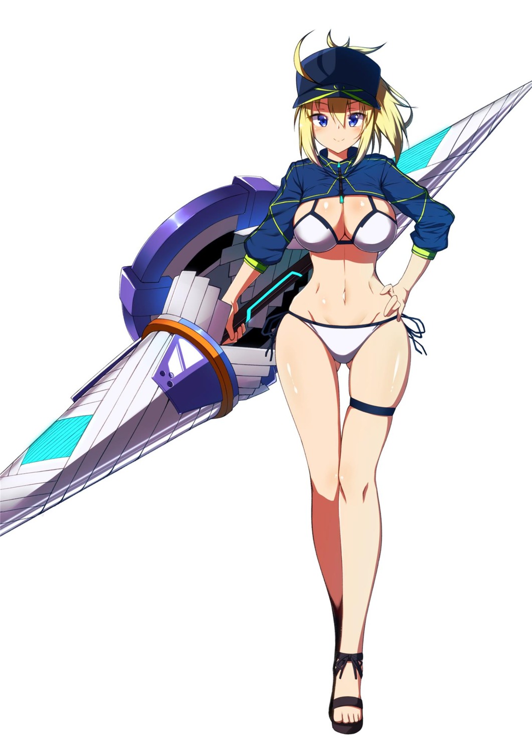 bikini fate/grand_order garter heroine_xx kawaruhi swimsuits weapon