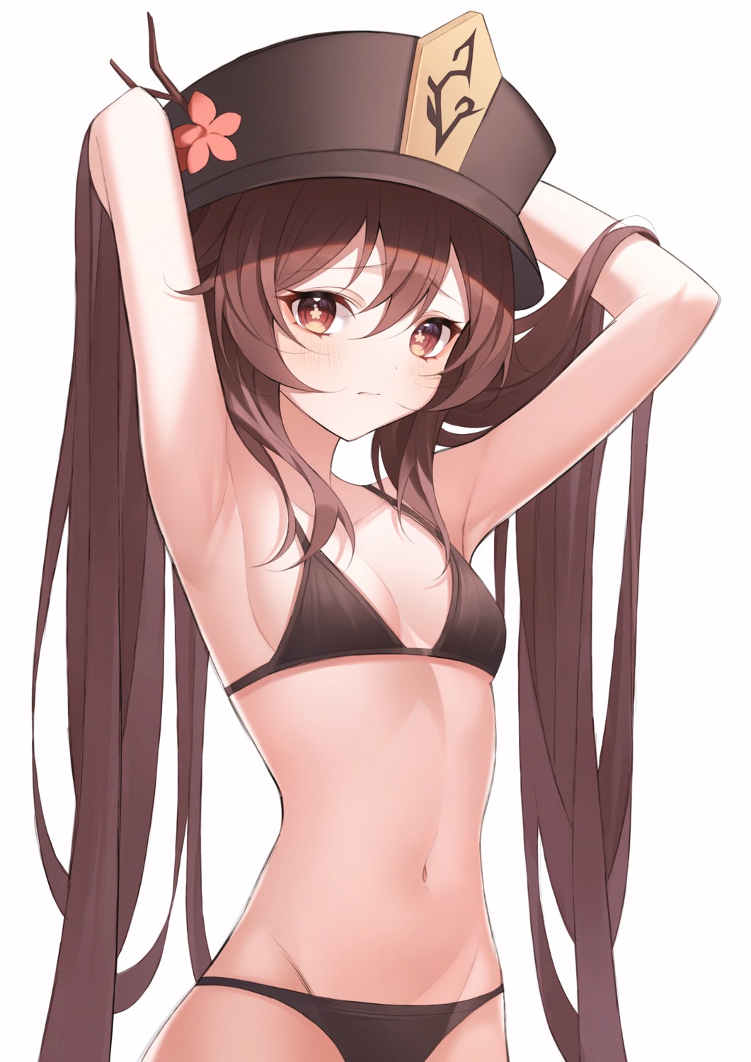 bikini danyo_(chung0226) genshin_impact hu_tao swimsuits tagme