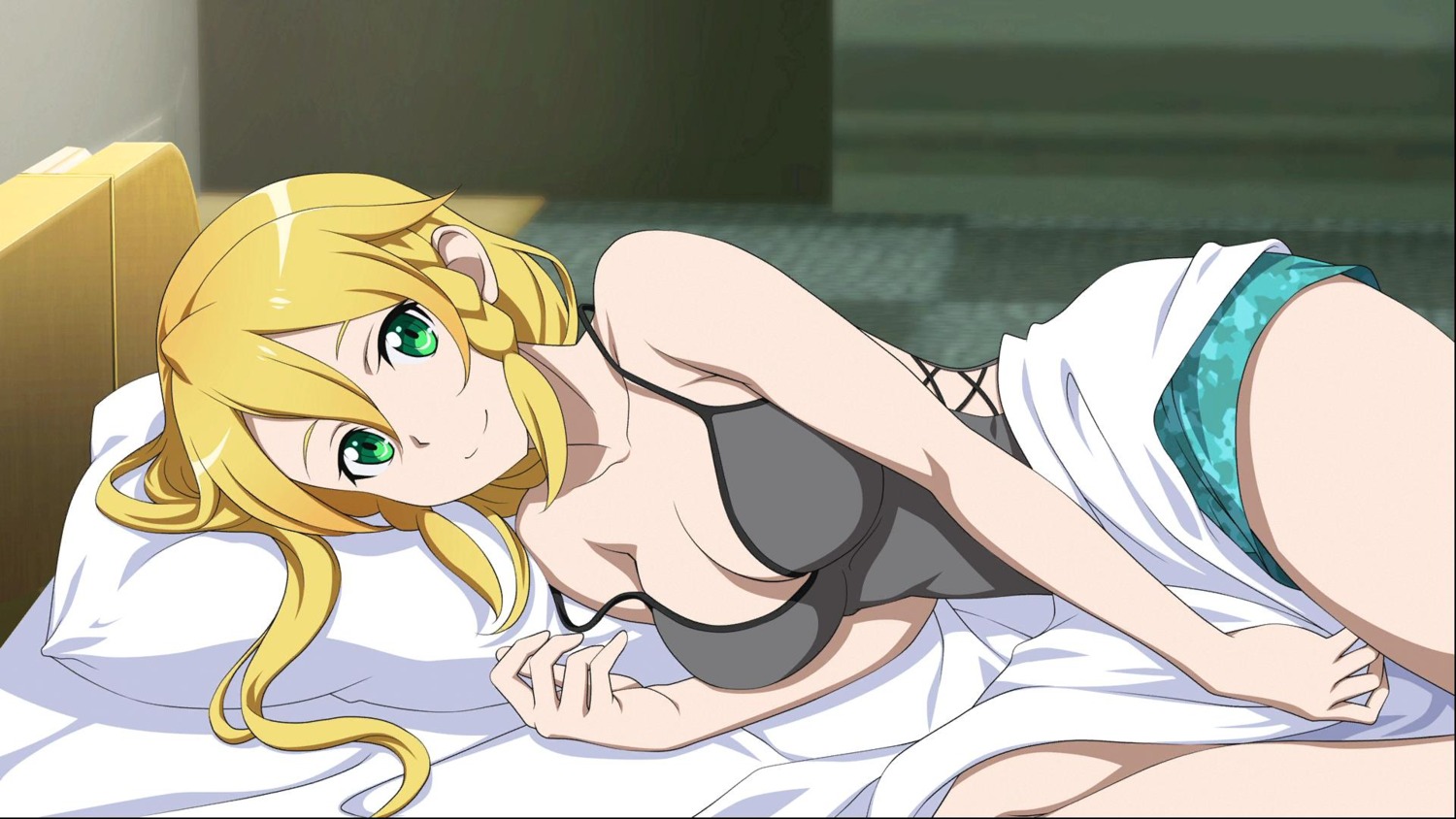 cleavage leafa lingerie sheets sword_art_online sword_art_online_fatal_bullet