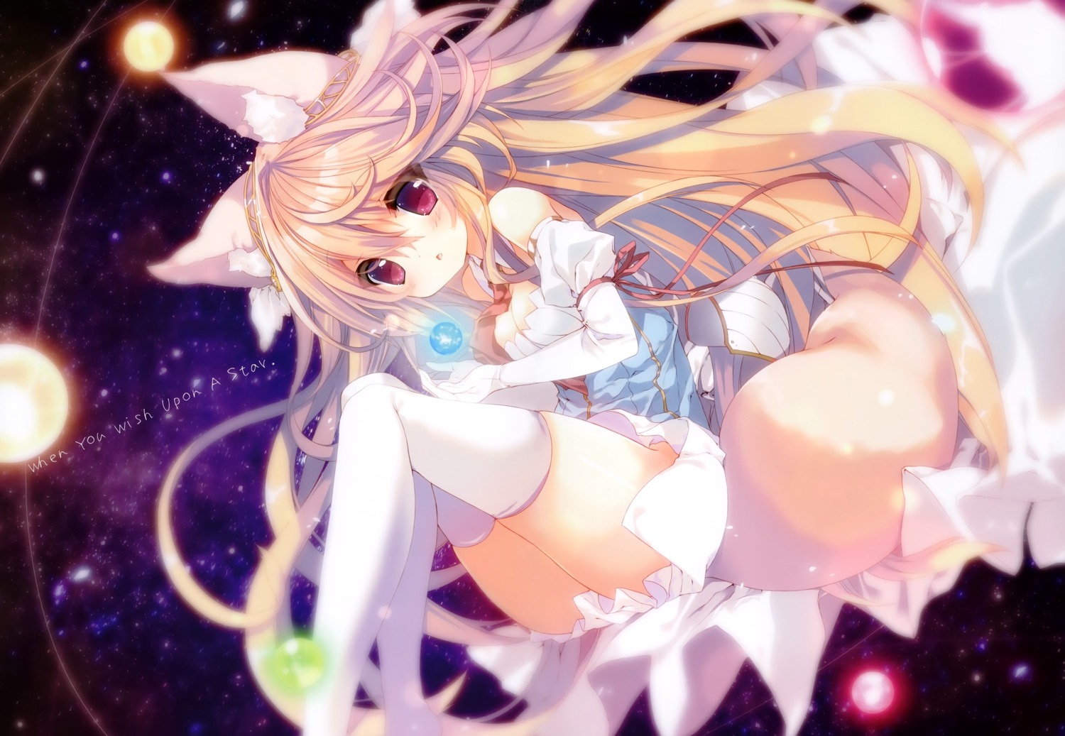 animal_ears cleavage p19 tail thighhighs