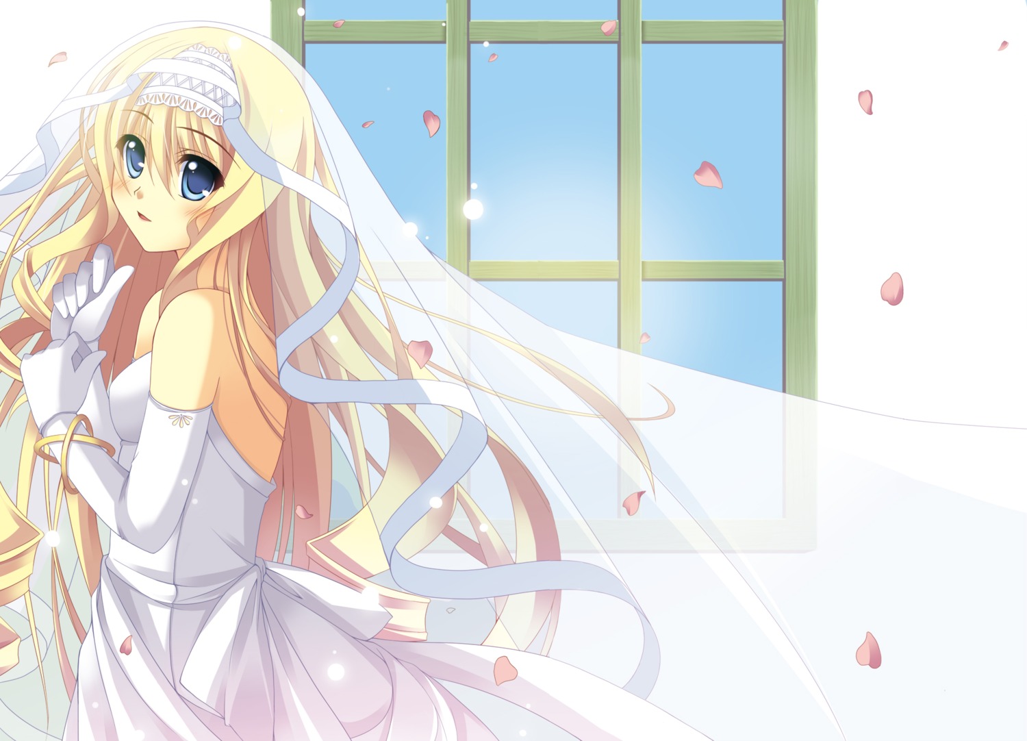 a_flow cecilia_alcott dress infinite_stratos wedding_dress