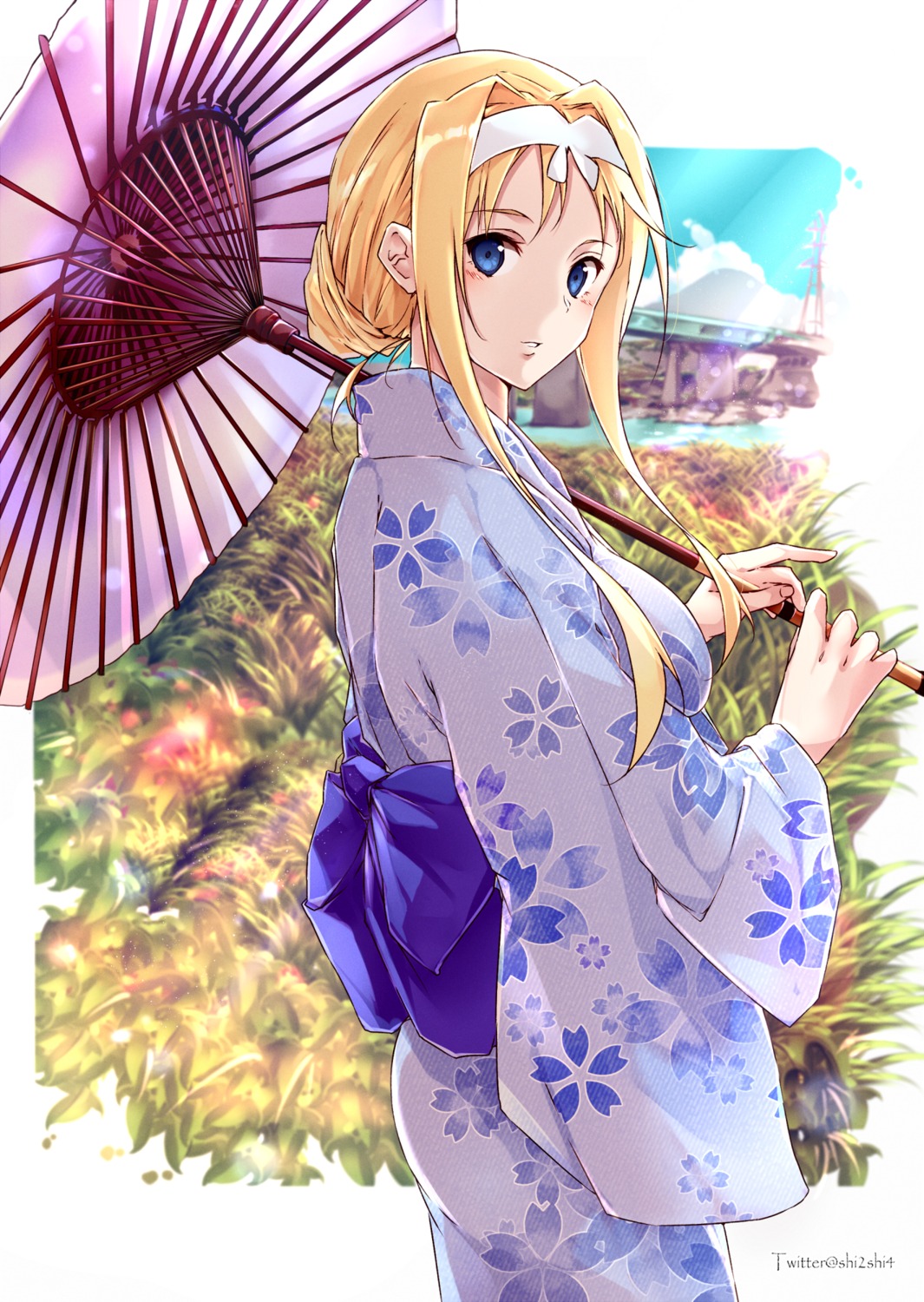 alice_zuberg shi-2 sword_art_online umbrella yukata