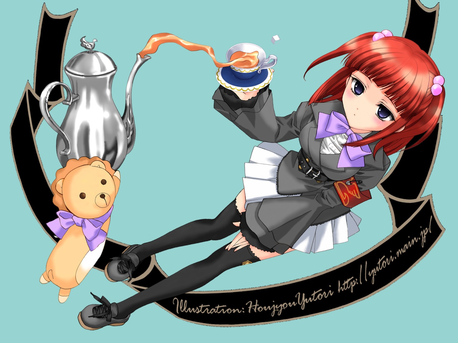 thighhighs umineko_no_naku_koro_ni wallpaper yutori_houjyou