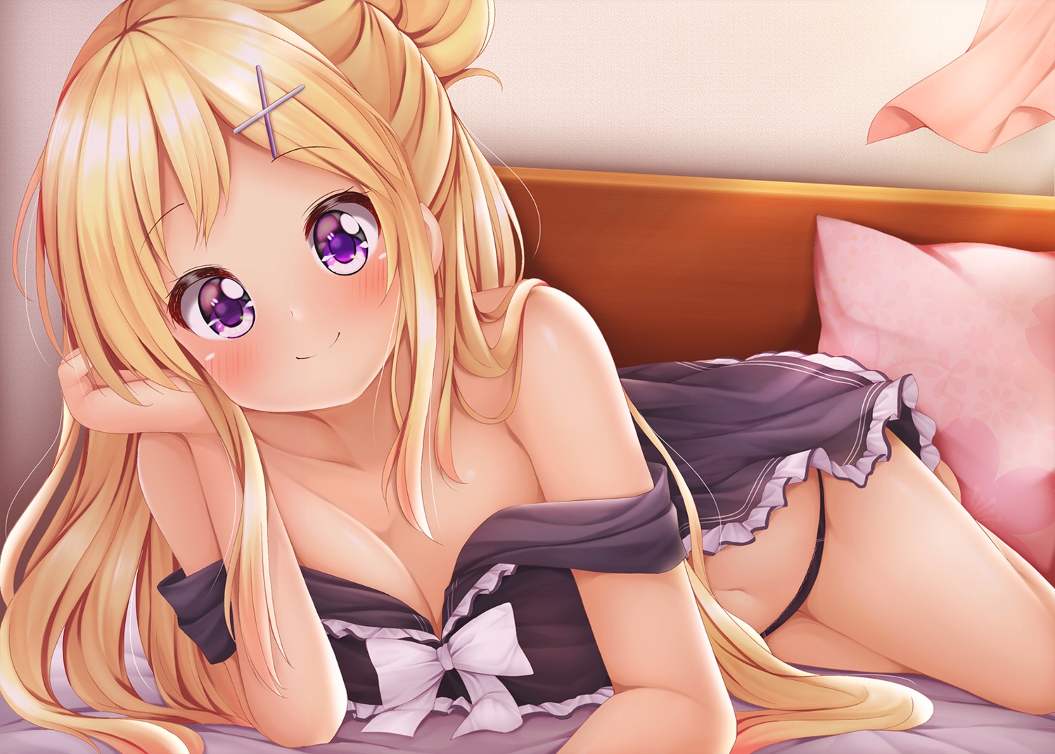 kin'iro_mosaic kujou_karen lingerie loli minato_ojitan open_shirt pantsu