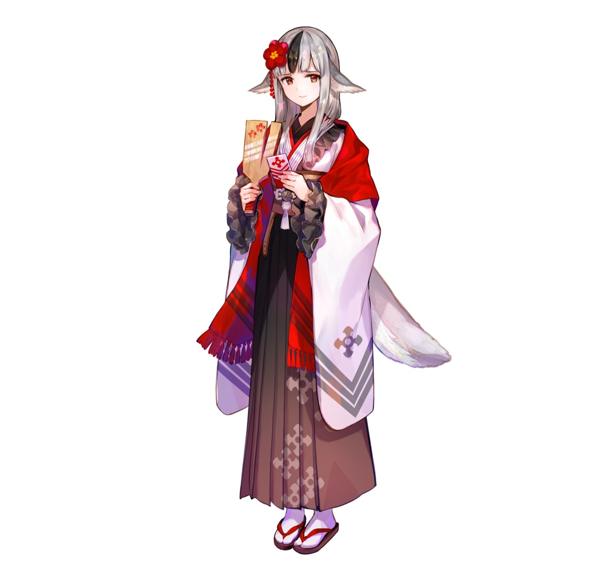 animal_ears fire_emblem fire_emblem_heroes fire_emblem_if fuzichoko japanese_clothes nintendo tail velouria