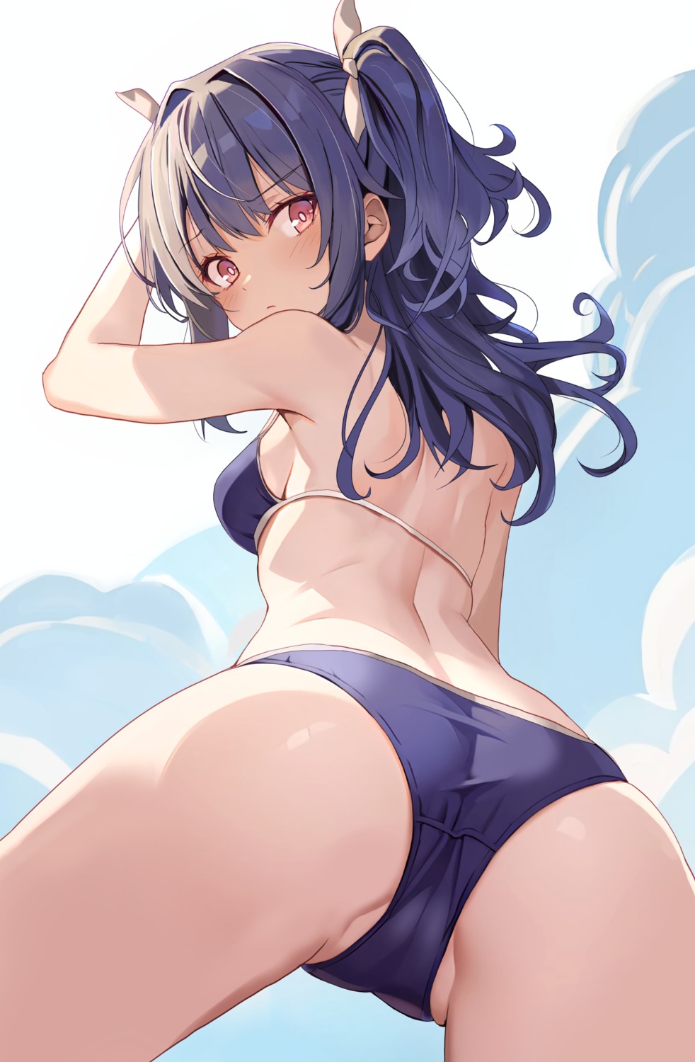 ass bikini cameltoe rikudou_inuhiko swimsuits thong