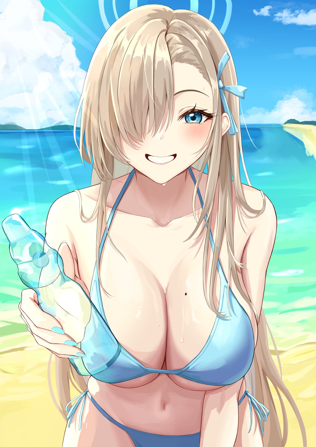 aoyama_kou bikini blue_archive halo ichinose_asuna swimsuits