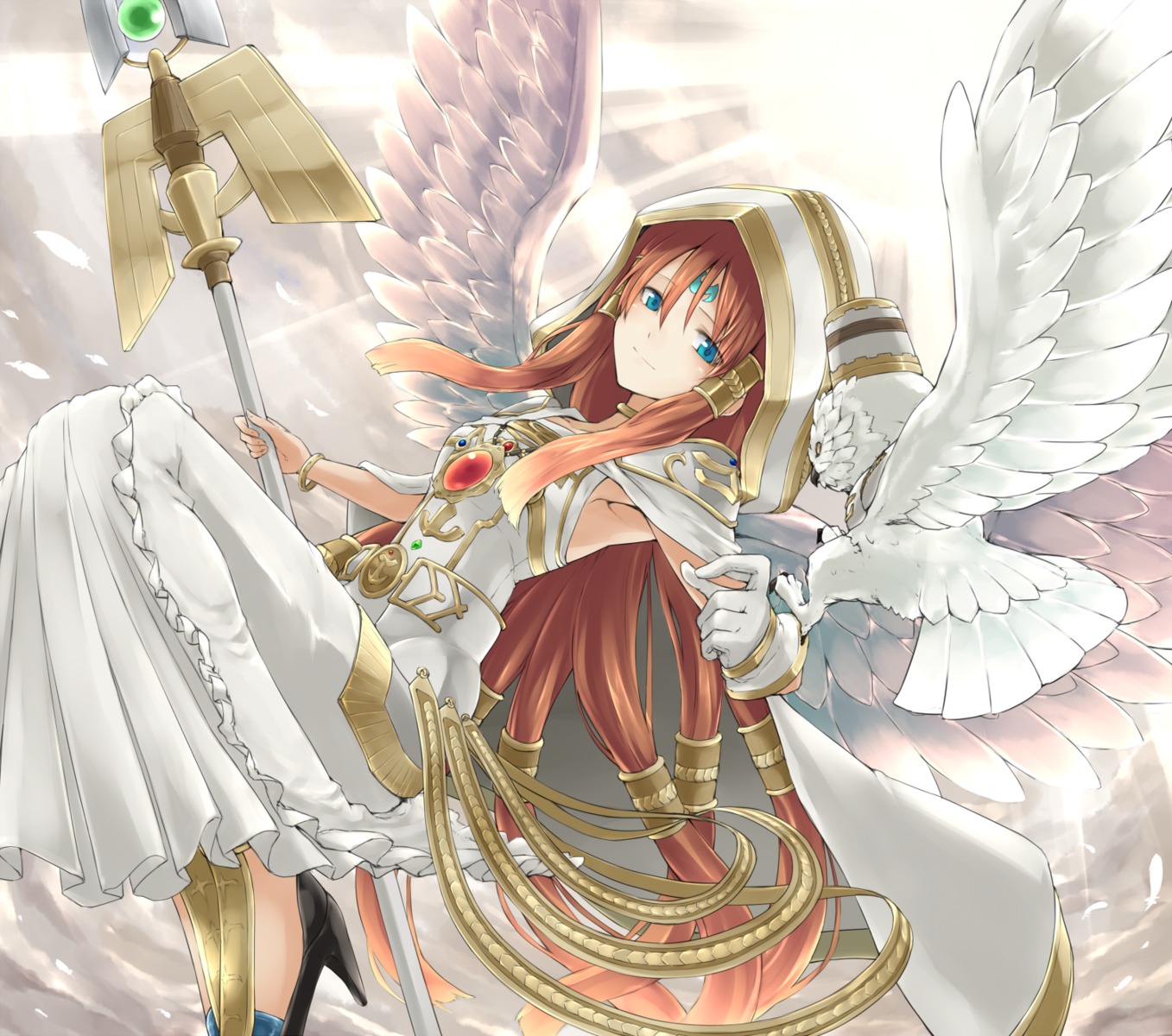 dress heels rr_(rr2) weapon wings yugioh