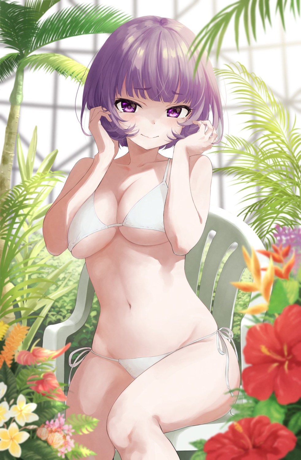 anno_masato bikini cleavage swimsuits underboob