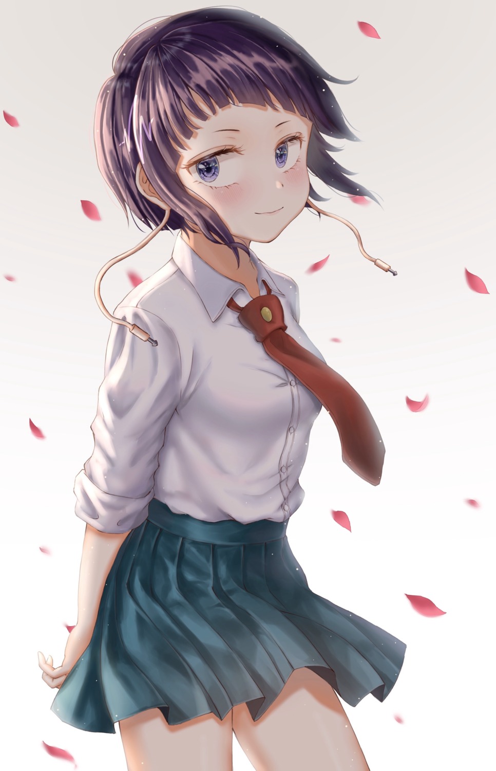 boku_no_hero_academia jirou_kyouka seifuku skirt_lift syatihoko