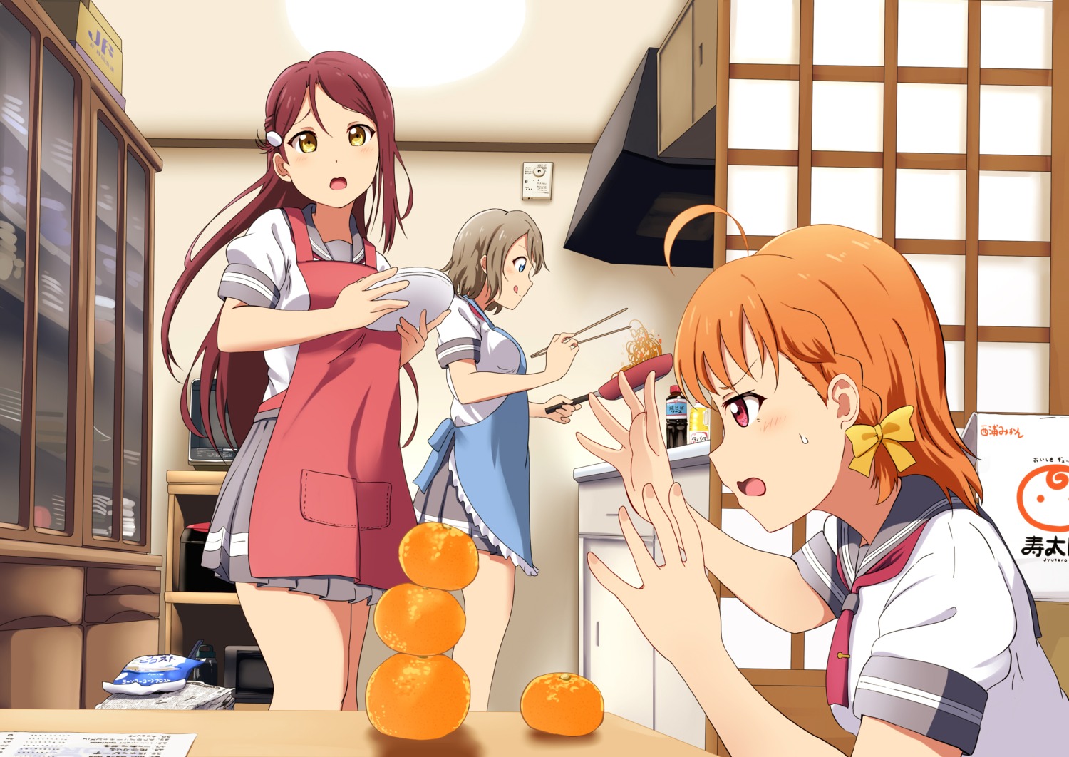 love_live!_sunshine!! sakurauchi_riko seifuku shiokazunoko takami_chika watanabe_you