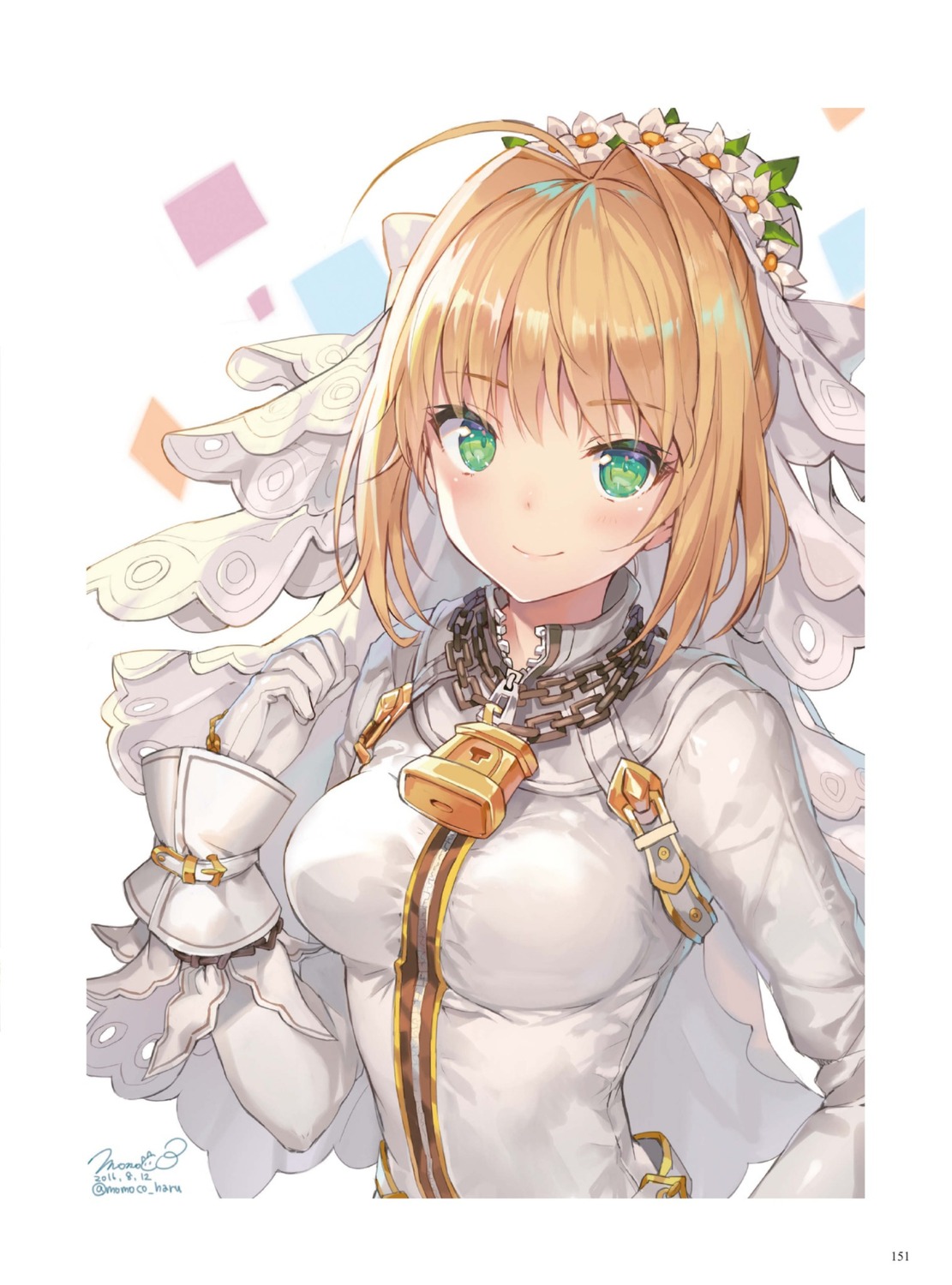 fate/extra fate/extra_ccc fate/grand_order fate/stay_night momoko_(momopoco) saber_bride saber_extra