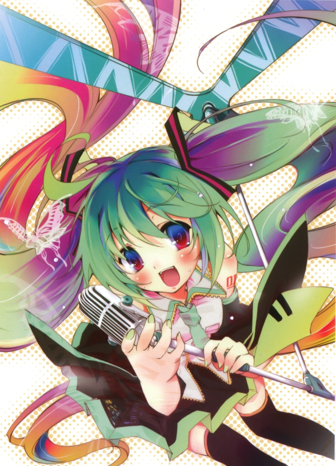 hatsune_miku kamiya_yuu thighhighs vocaloid