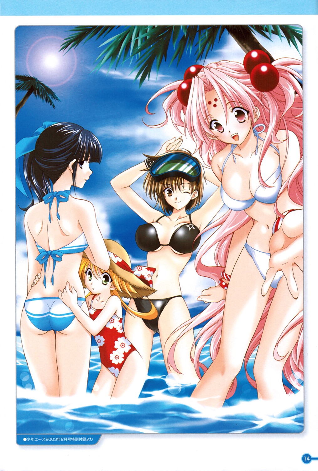 ass bikini girls_bravo hare_nanaka_koyomi kojima_kirie lana_jude_tomoka mario_kaneda miharu_sena_kanaka swimsuits