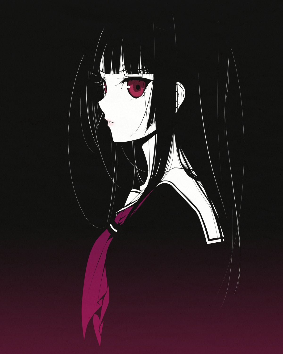 enma_ai jigoku_shoujo murakami_suigun seifuku