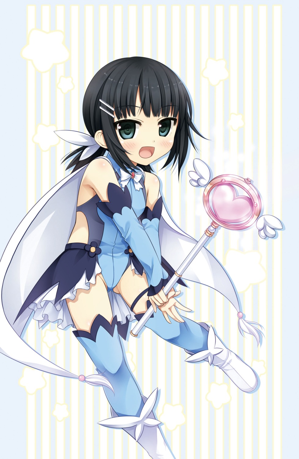 arishima_alice cosplay cura digital_version fate/kaleid_liner_prisma_illya fate/stay_night lose monobeno thighhighs weapon