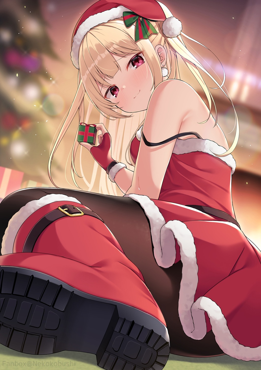 christmas dress nekokobushi pantyhose