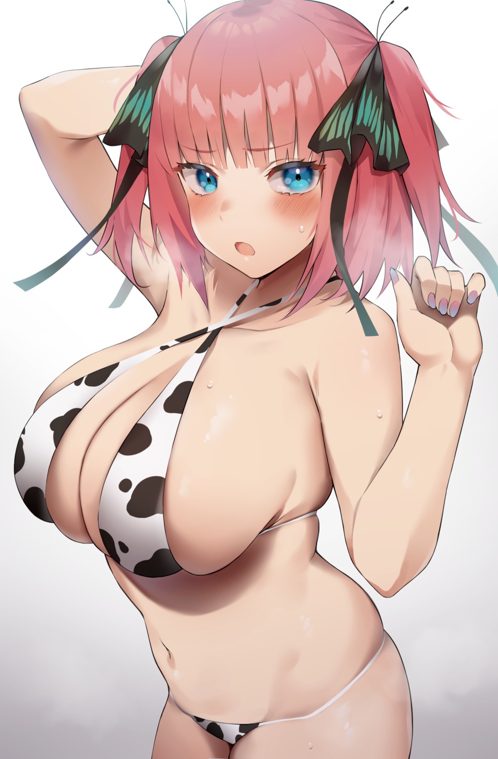 5-toubun_no_hanayome bikini nakano_nino swimsuits usa_b