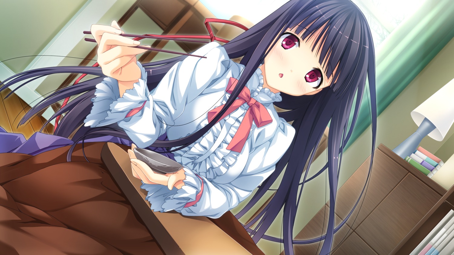 game_cg kanojo_to_ore_to_koibito_to marui mihagino_ayano pulltop_latte