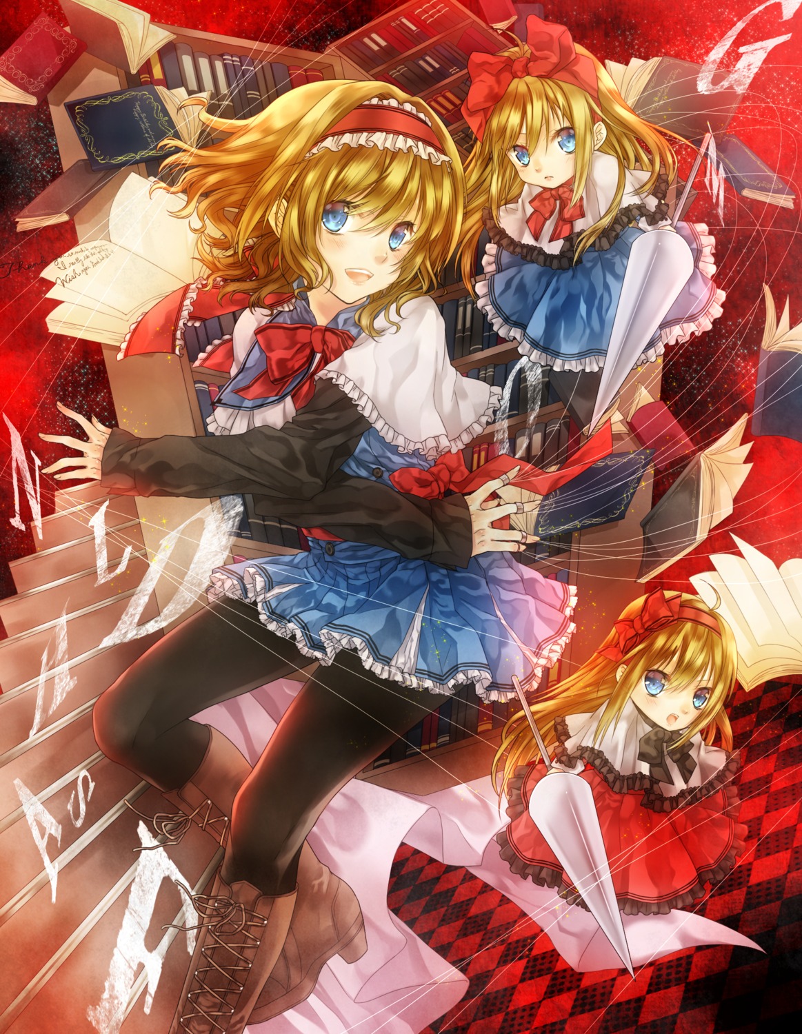 alice_margatroid kujaku_renka pantyhose shanghai_doll touhou