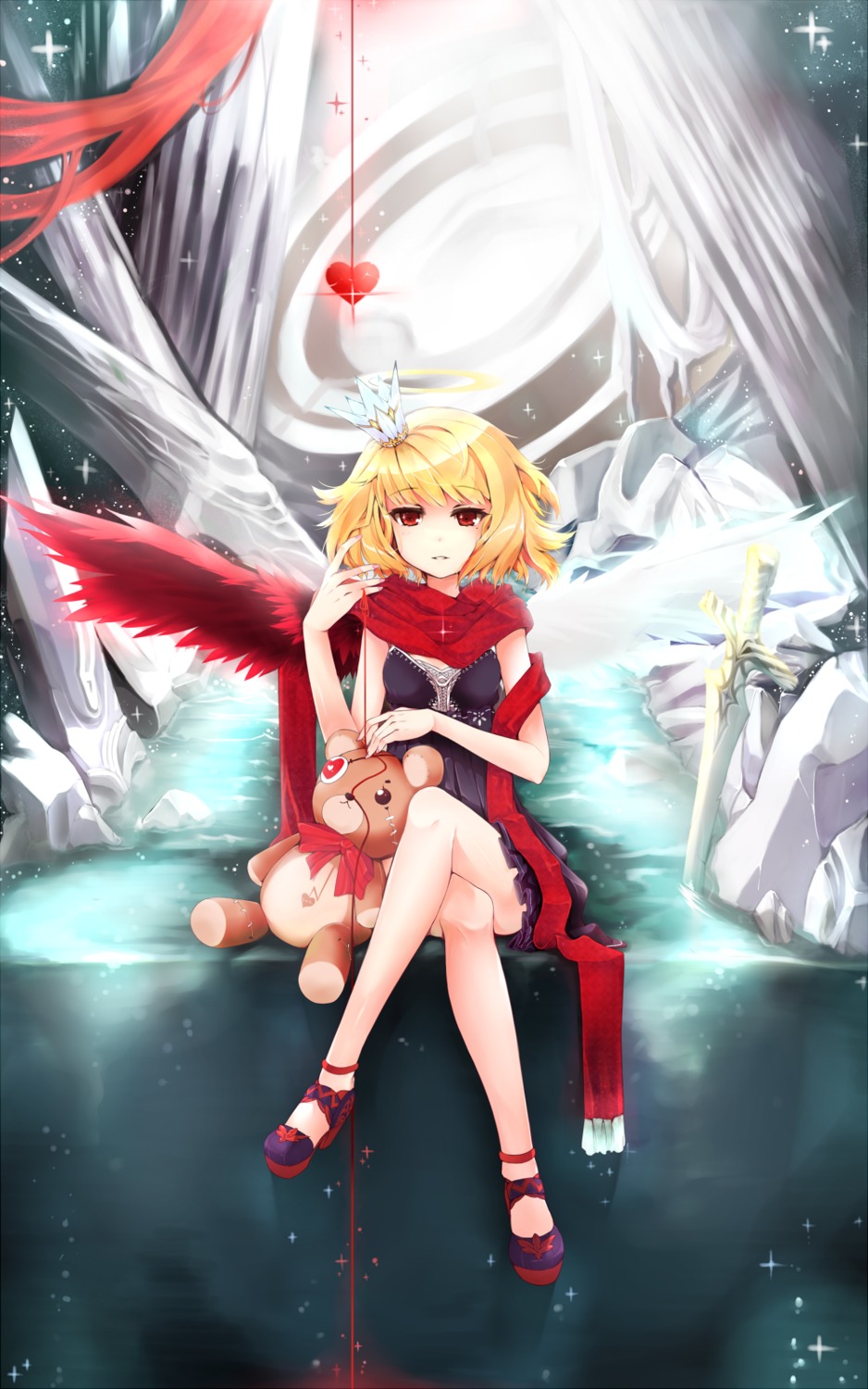 angel hoshi_usagi wings