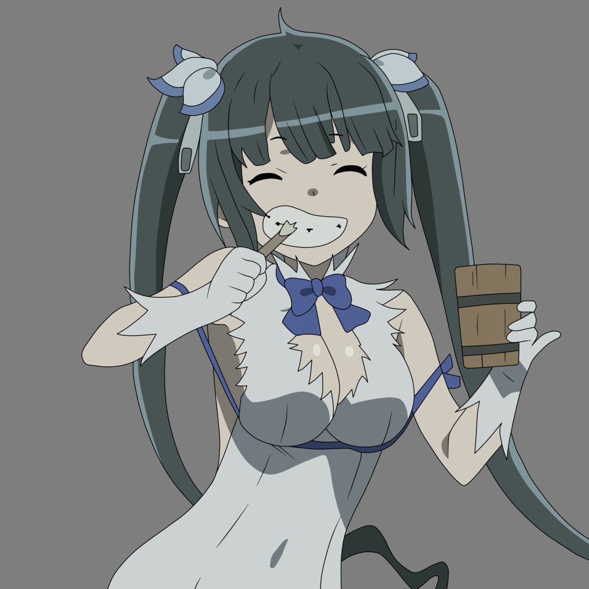 cleavage dress dungeon_ni_deai_wo_motomeru_no_wa_machigatteiru_darou_ka hestia_(dungeon) no_bra transparent_png vector_trace