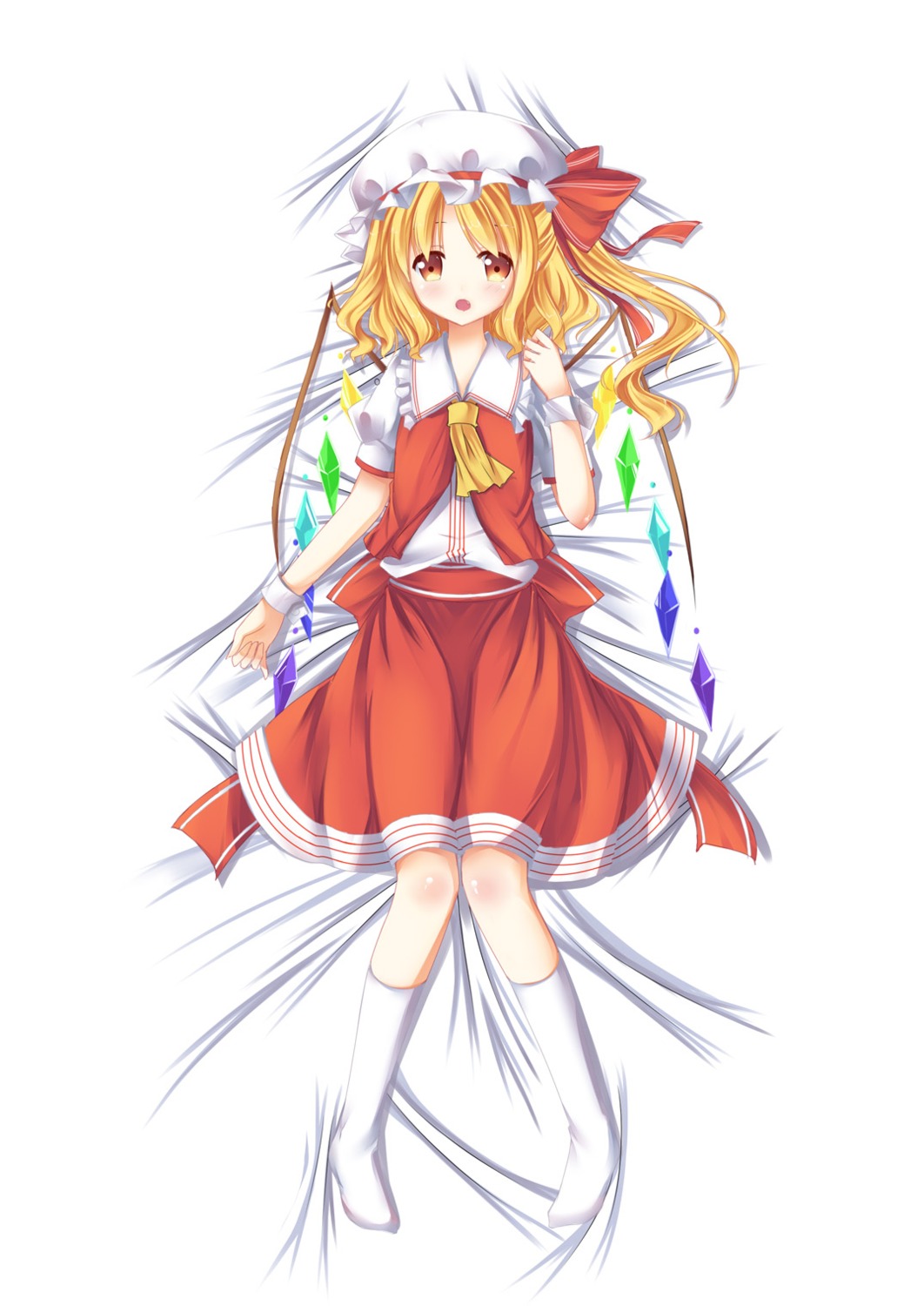 flandre_scarlet jpeg_artifacts luky touhou