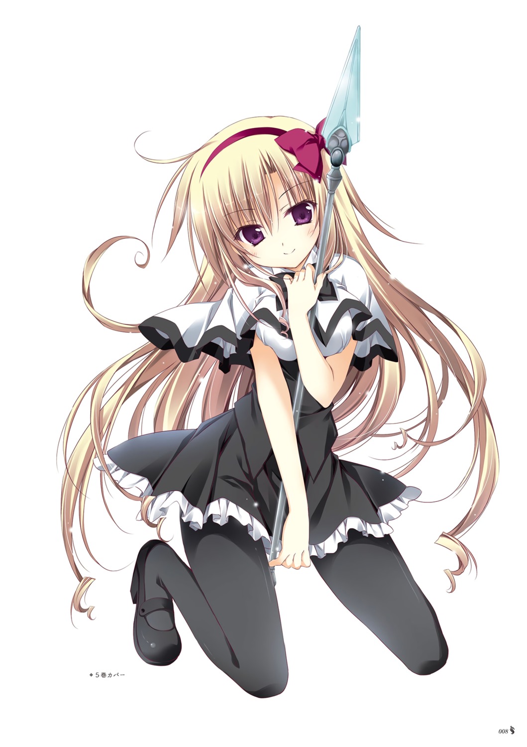 heels juuoumujin_no_fafnir korie_riko lisa_highwalker pantyhose seifuku weapon