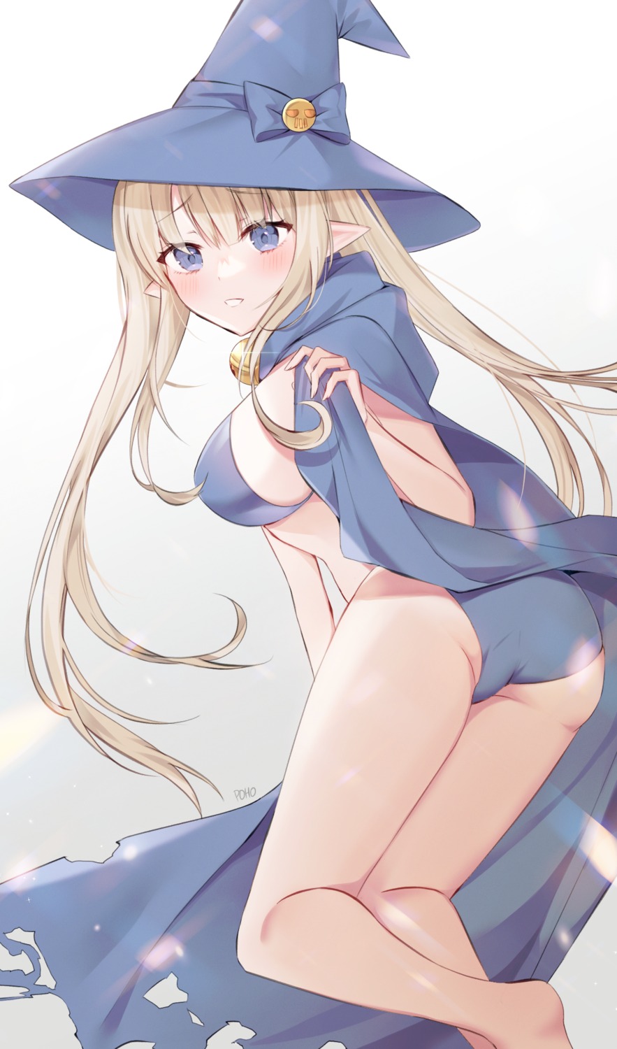 ass bikini pointy_ears swimsuits witch