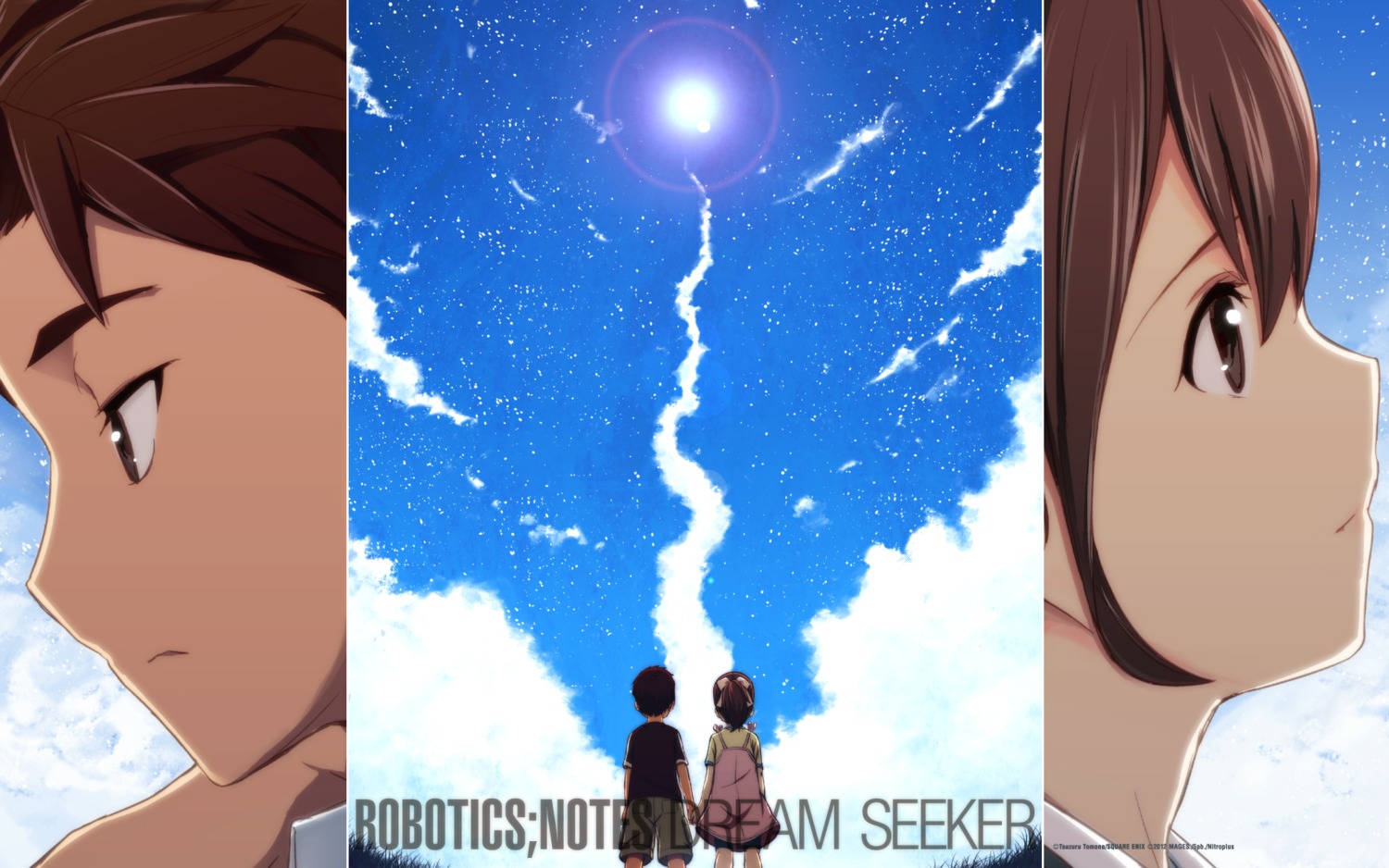 robotics;notes senomiya_akiho wallpaper yashio_kaito